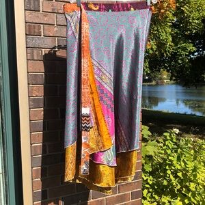Dori Style Reversible Boho Wrap Skirt